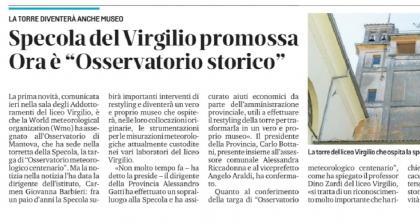 28/06/23 La Specola Liceo Virgilio riconosciuto da WMO 